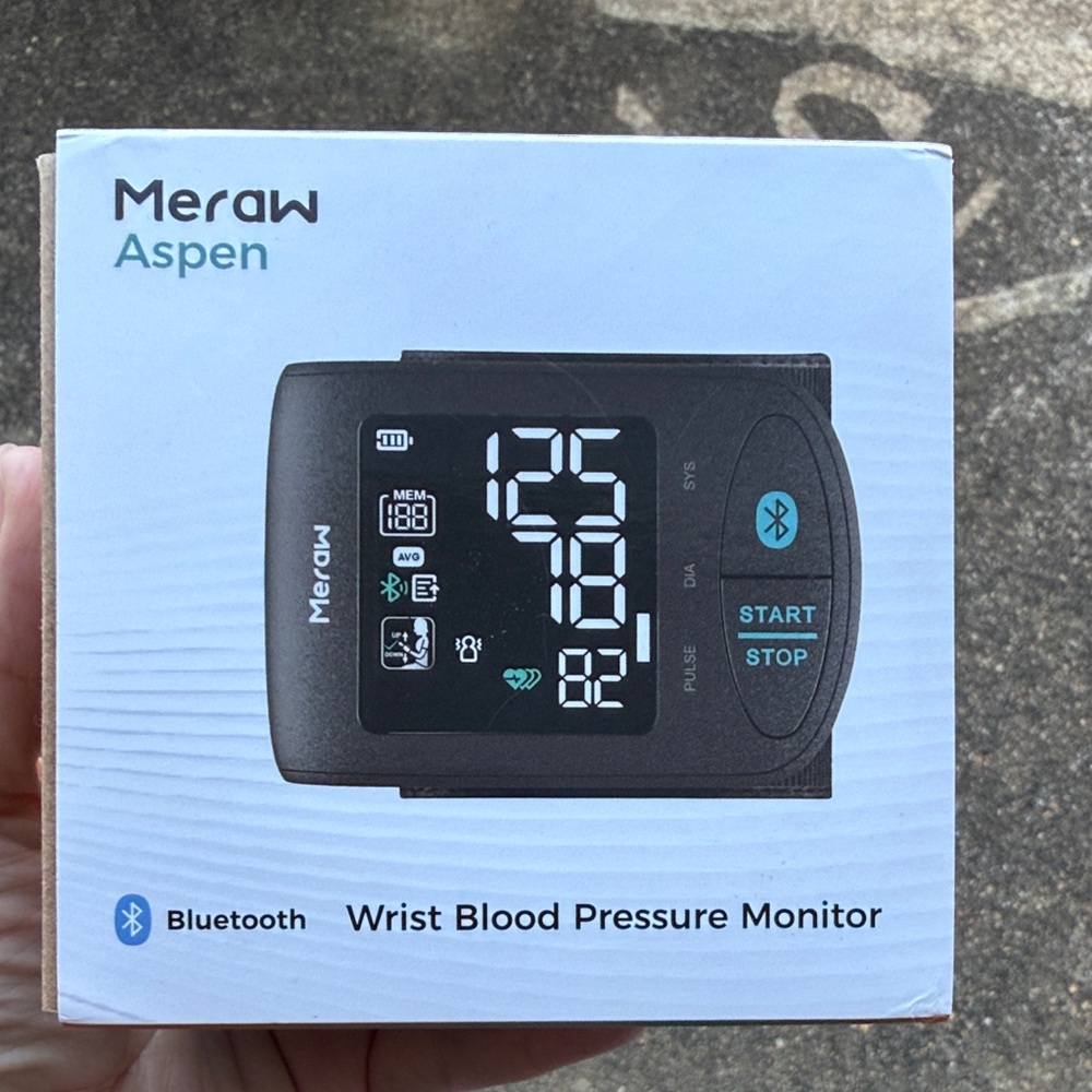 Meraw Aspen Black Smartwatch with Bluetooth